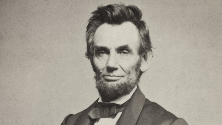 Președintele Abraham Lincoln, 1864.