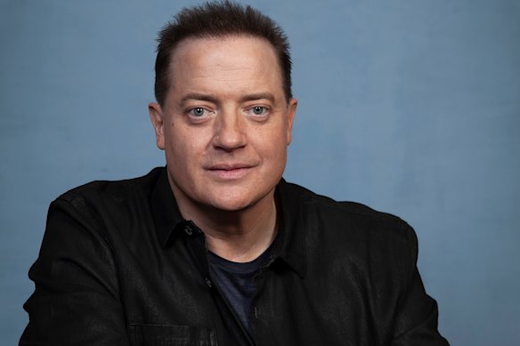 Brendan Fraser wears his heart on his sleeve. 