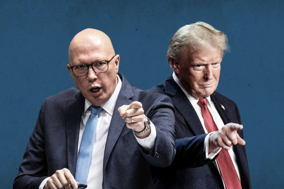 Peter Dutton and Donald Trump have both run unapologetic “anti-woke”  campaigns.