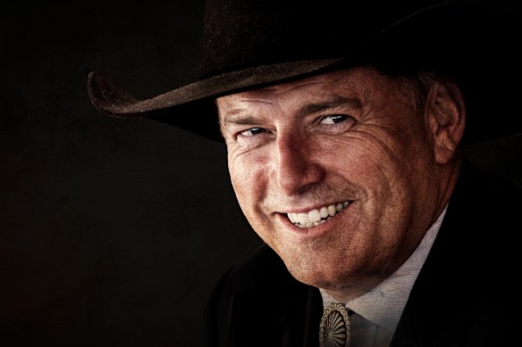  The former television man has leant heavily on his Queenslander roots as he carves a new identity.