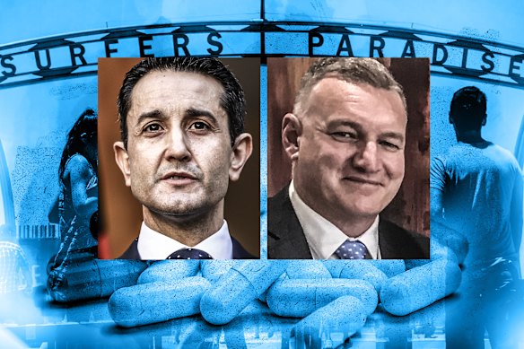 Queensland Premier David Crisafulli and former senior public servant Michael De’Ath.