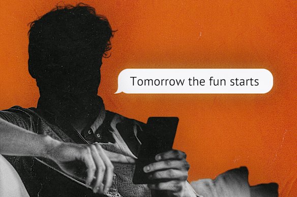 Jason Robert Cornish allegedly sent a barrage of threatening texts.