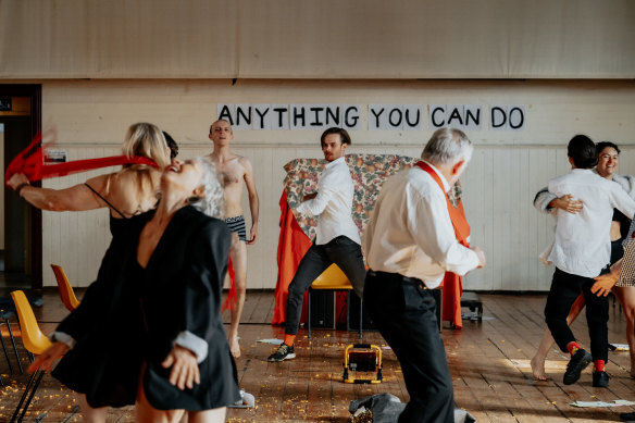 In Anything You Can Do, the ensemble sought to bring together the old and the young.