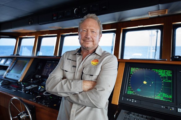 Forrest on board the Pangaea Ocean Explorer.
