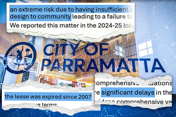 The City of Parramatta council has overstated the value of its assets by more than $50 million.