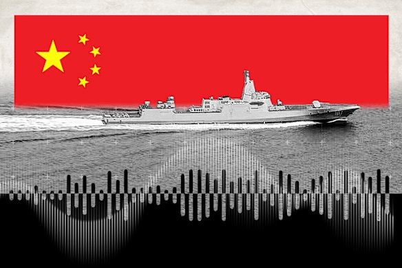 A Virgin Airlines pilot raised the alarm about a live firing exercise by Chinese warships.