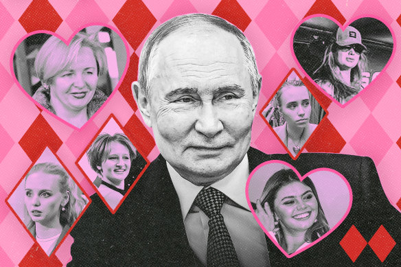  Vladimir Putin is unwilling to publicly discuss his partners and children.