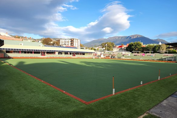 Sandy Bay Bowls Club in Tasmania, where the sport was officially invented.