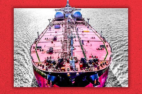 The oil tanker Proteus Bohemia.