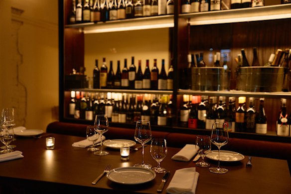 Group beverage director Peter Marchant’s wine list focuses on Australian producers.