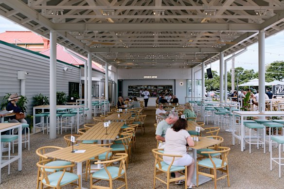 Kickon Group has built an expansive pergola behind the venue.