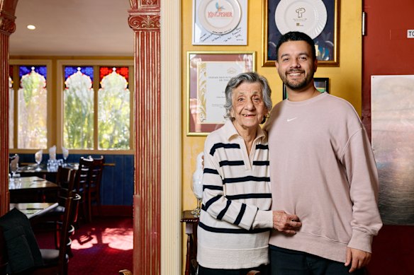 Mehrangiz Fassy and Joshua Hinton at Sultan’s Kitchen in Paddington.