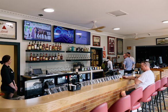 The Grand View’s public bar remains much the same.