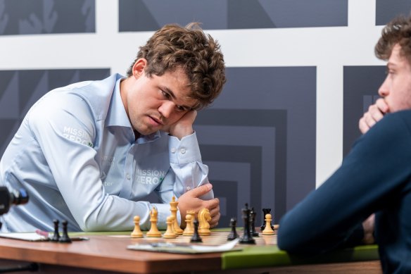 Chess grandmaster Magnus Carlsen lost to Hans Niemann in St Louis in 2022.