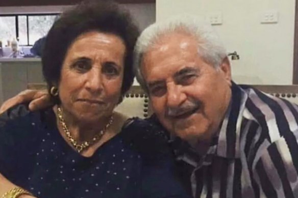 Shahidy Saliba and her husband, Kalim, who was allegedly murdered during a home invasion.