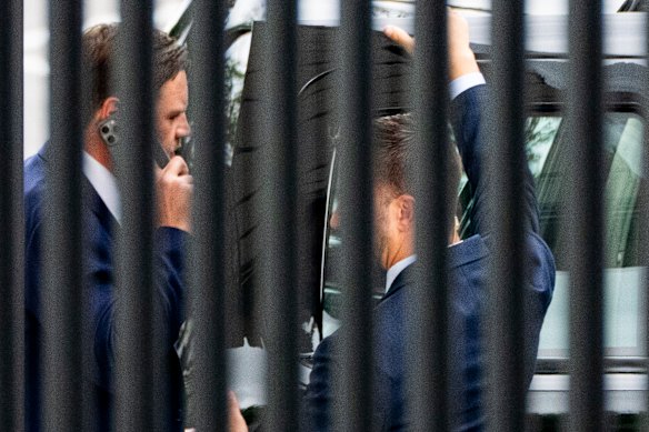 Vice President JD Vance leaves the White House on Tuesday.