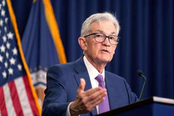 Jerome Powell has said he didn’t think it was likely the Fed would need to consider interest rate increases.