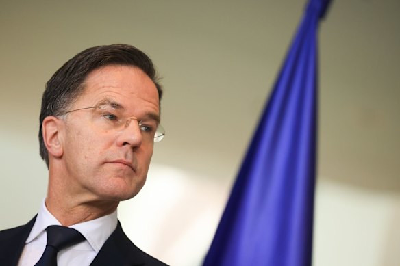 NATO secretary general Mark Rutte in Berlin on Thursday.
