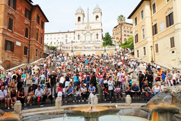  The Spanish Steps.