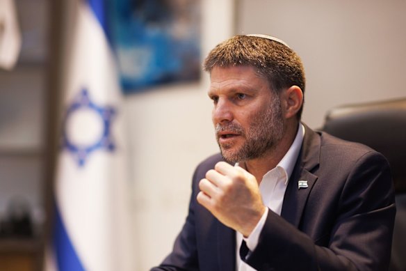 Israeli Finance Minister Bezalel Smotrich has pushed a settlement expansion agenda in the West Bank.