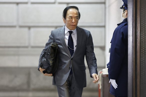 Bank of Japan governor Kazuo Ueda’s comments sparked the latest crypto plunge.