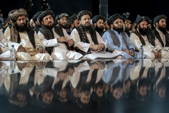 Taliban leaders reflect on the 10th anniversary of the death of Mullah Mohammad Omar, the founder of the Taliban, in 2023.