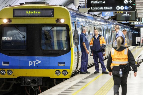 Trains have been forced to avoid the city loop on Friday morning.