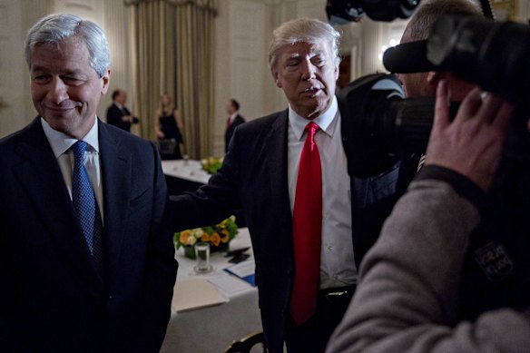 While never truly an insider, Jamie Dimon has mostly maintained a cordial relation with Donald Trump.