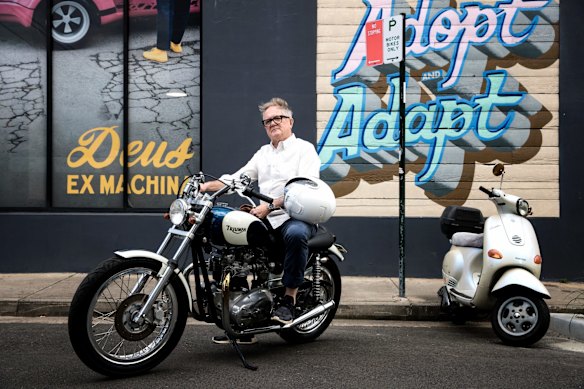 Decades after founding Mambo, Dare Jennings established the fashion business Deus Ex Machina, swapping surf for motorbike culture.