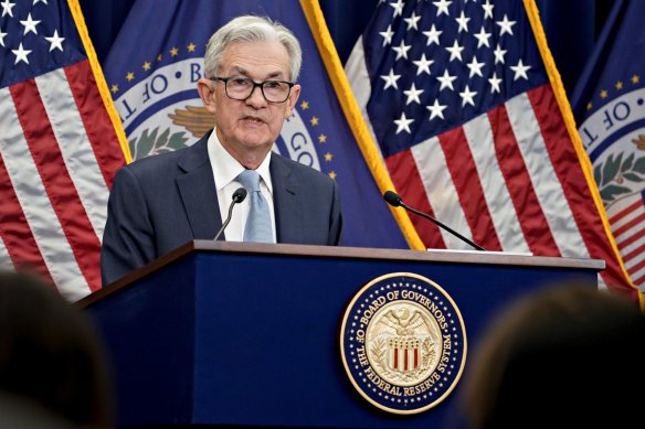US Federal Reserve chairman Jerome Powell says it is too soon to discuss interest rate cuts.