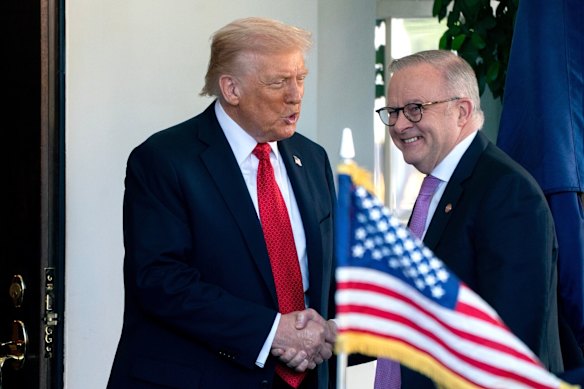 Almost a year in the making, Albanese and Trump met at the White House.