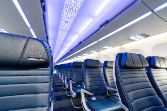 United Airlines’ Economy Plus seat offers extra legroom, and not much else.