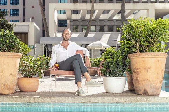 Justin Hemmes at the Ivy in 2019.