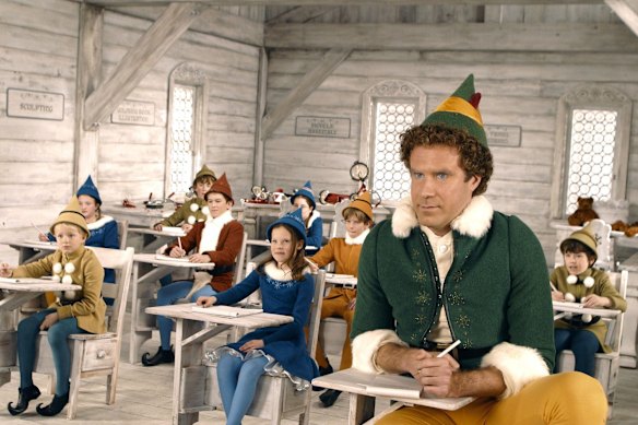 Will Ferrell in the Christmas classic Elf. 