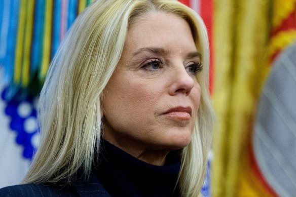“We are coming after you”: Attorney-General Pam Bondi.