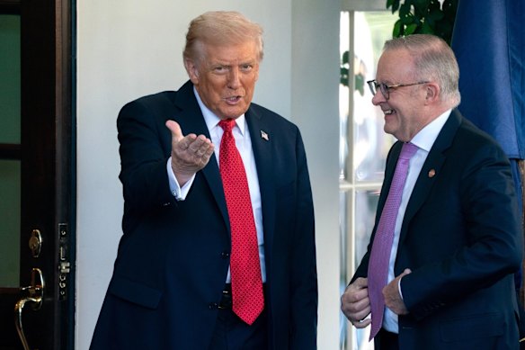 Donald Trump and Anthony Albanese.