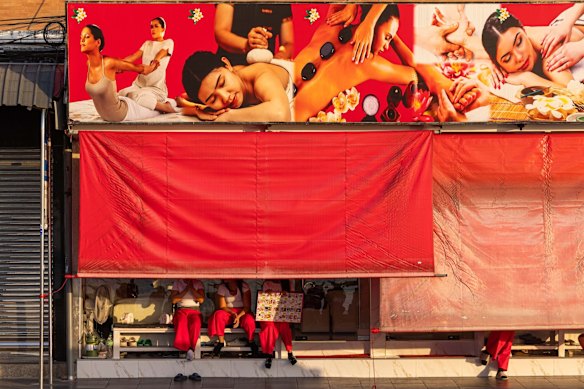 A massage parlour in Pattaya.