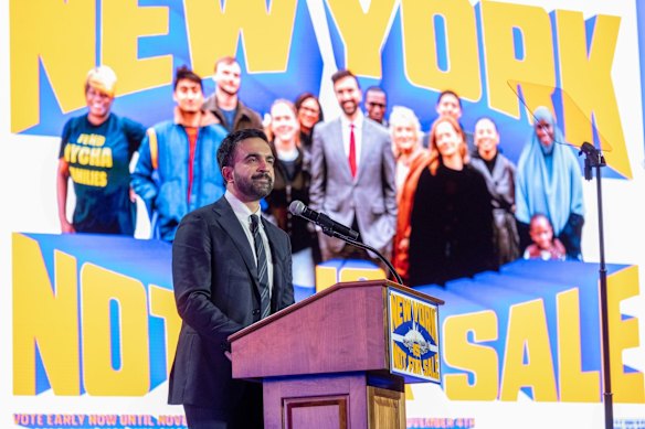 Nearly 13,000 people packed into Forest Hills Stadium on a recent weekend for a rally to support Mamdani.