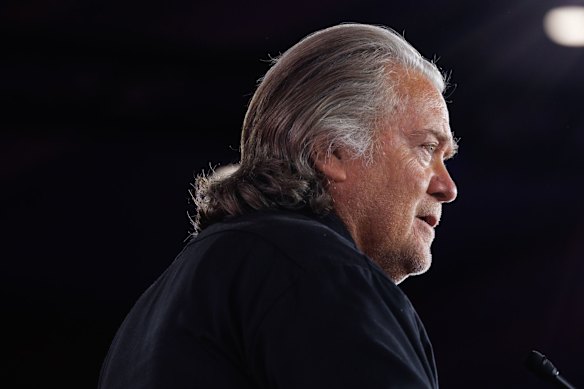 Steve Bannon, a former Trump adviser, has been one of the key voices calling for a national security emergency.