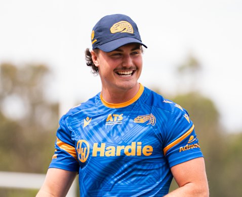 New Parramatta Eels halves signing Jonah Pezet.
