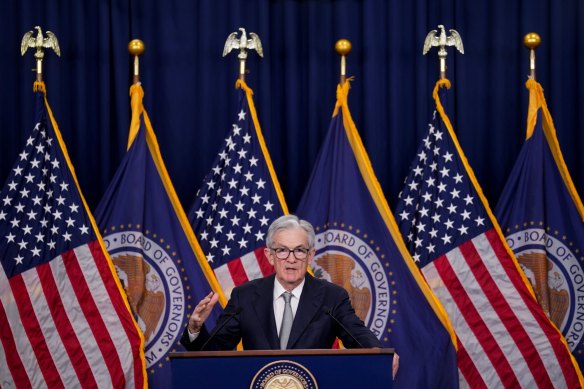 Jerome Powell, chairman of the US Federal Reserve, which aims to slow economic growth enough to cool inflation, but not so much that the economy slips into a recession.
