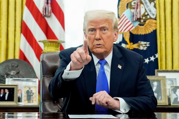 US President Donald Trump has Australia in his sights.