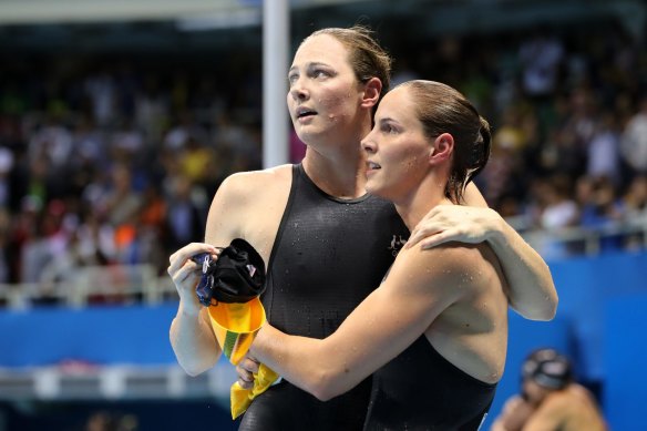 Famous sisters Cate and Bronte Campbell.