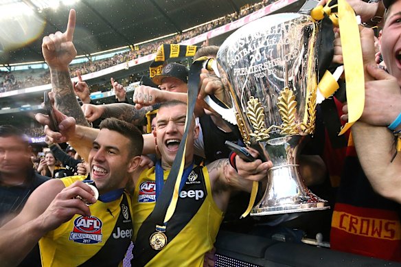 In just his fifth AFL game, Jack Graham became a Richmond hero alongside Dustin Martin when the Tigers won the 2017 premiership.