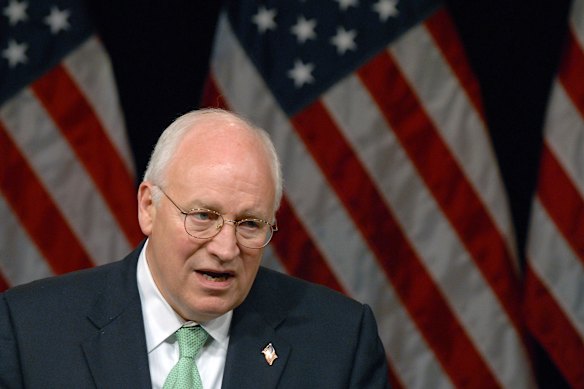 Then vice president Dick Cheney in 2006.