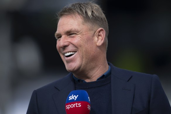 Shane Warne in 2021.