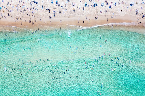 Busy and beautiful... Bondi.