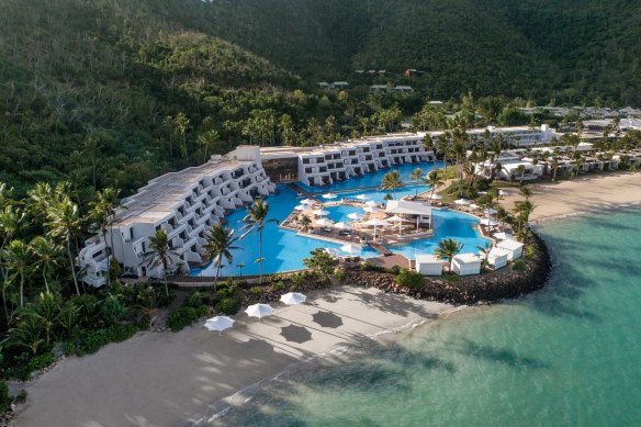 Intercontinental Hayman Island Resort’s striking terraced design.
