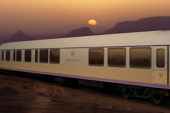 Saudi Arabia’s luxury train, Dream of the Desert.