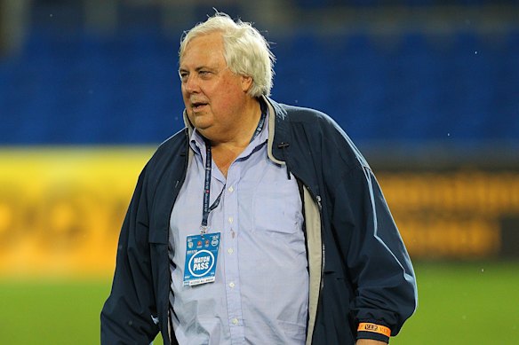 Clive Palmer during his time with Gold Coast United.